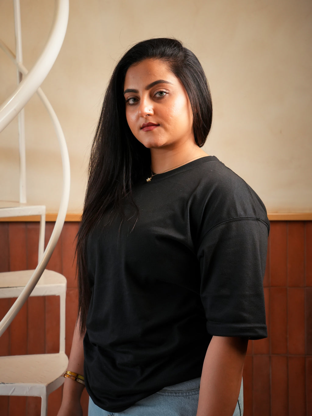 Black unisex graphic Tee